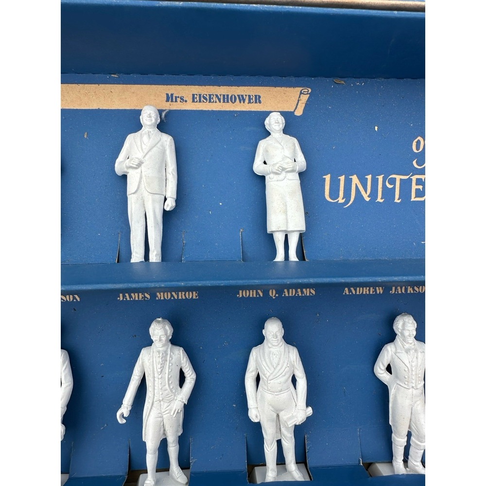 LOUIS MARX & Co. 1955 Presidents Of The United States Complete With Booklets - Picture 6 of 12